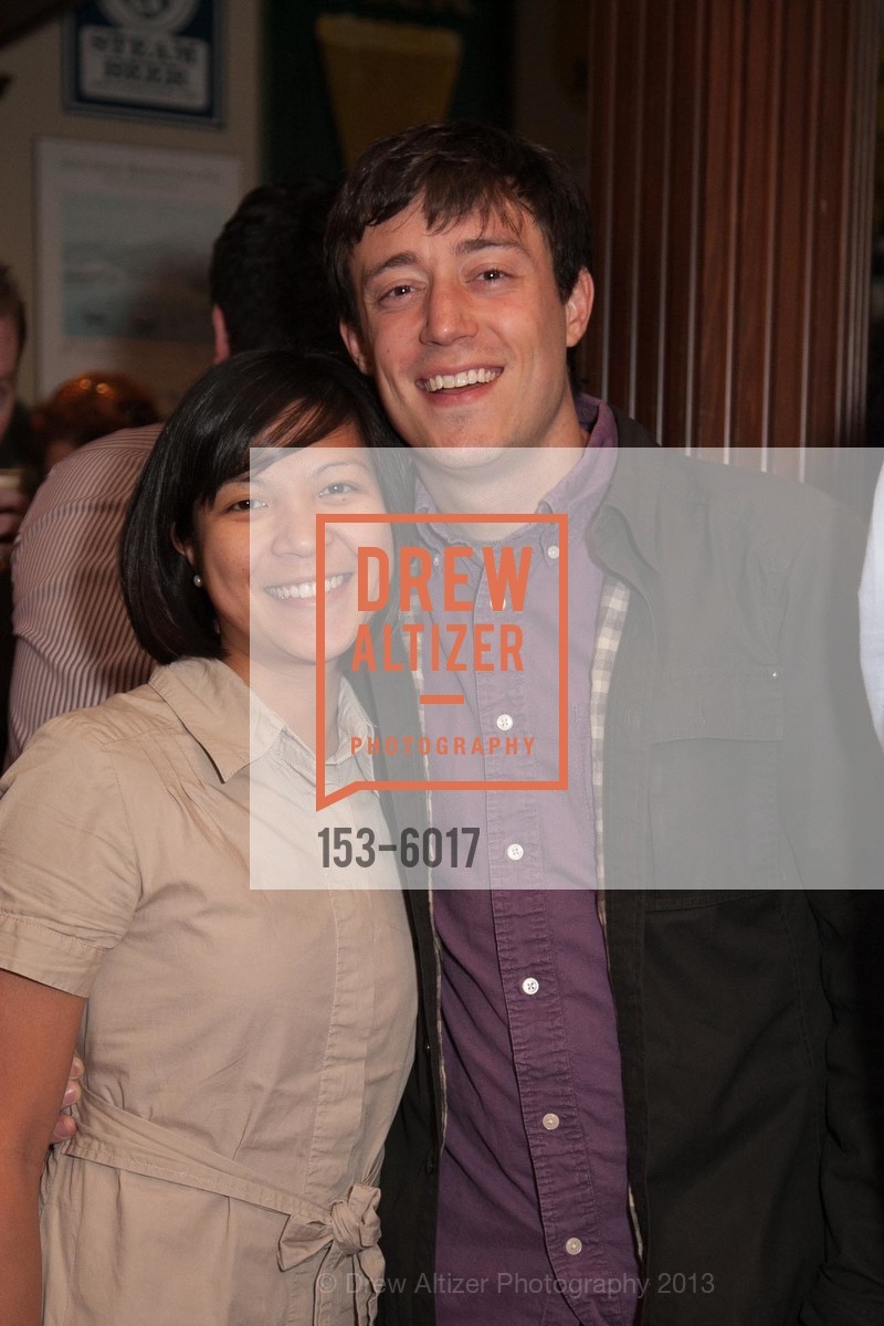 Karmela Ramos, Michael Gertz, SF Beer Week Kickoff at ANCHOR BREWING, US, February 6th, 2013, Photo #153-6017 Karmela Ramos, Michael Gertz, Photo #153-6017