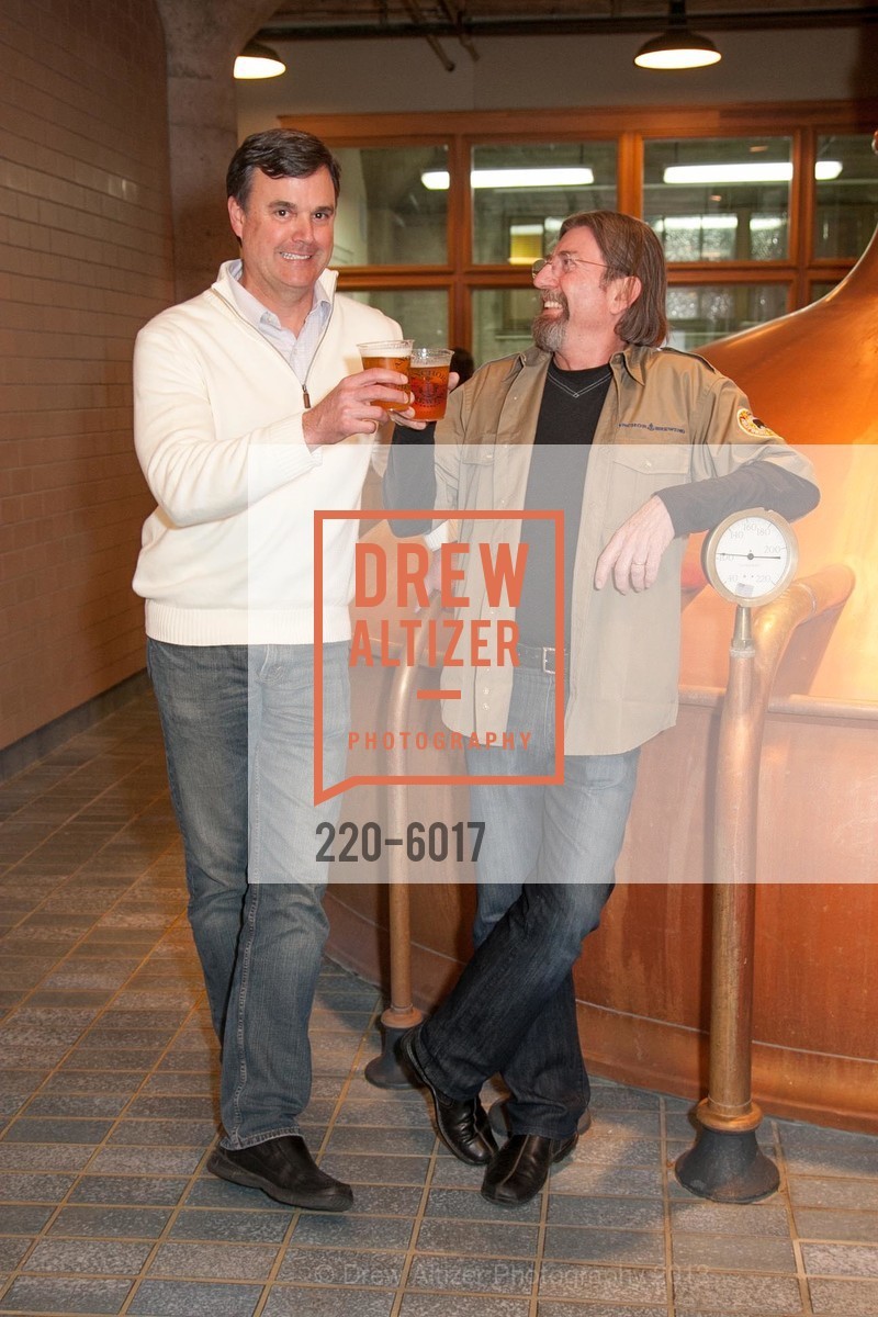 John Dannerbeck, Keith Greggor, SF Beer Week Kickoff at ANCHOR BREWING, US, February 6th, 2013, Photo #220-6017 John Dannerbeck, Keith Greggor, Photo #220-6017