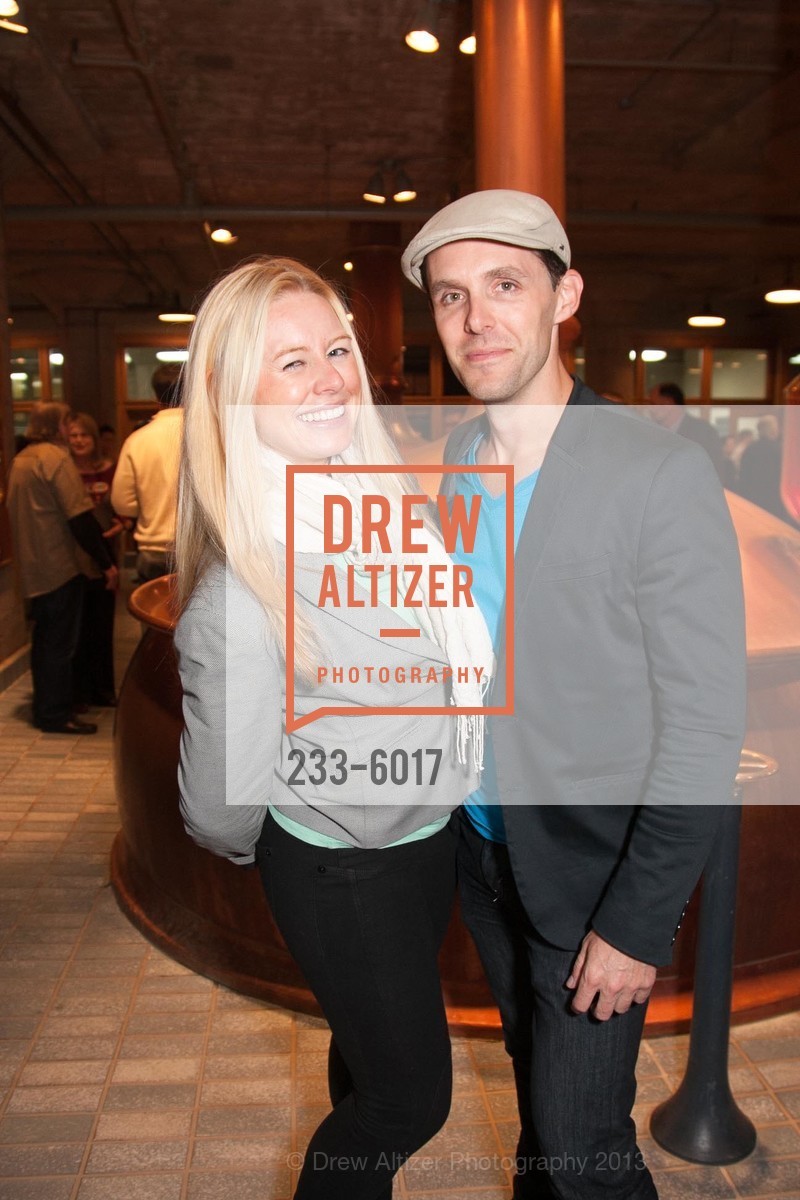 Collette Simko-Knauss, Brian Knauss, SF Beer Week Kickoff at ANCHOR BREWING, US, February 6th, 2013, Photo #233-6017 Collette Simko-Knauss, Brian Knauss, Photo #233-6017