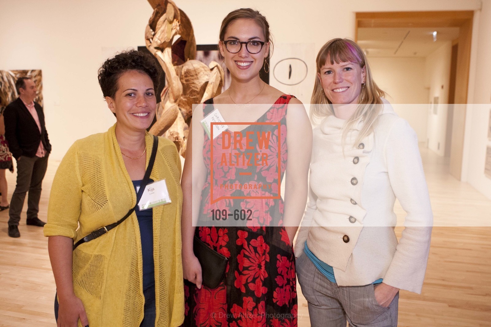 Kija Lucas, Christine Peterson, Jennifer Berry, SAN JOSE MUSEUM OF ART Fall Reception Opening, US, October 9th, 2014, Photo #109-602 Kija Lucas, Christine Peterson, Jennifer Berry, Photo #109-602