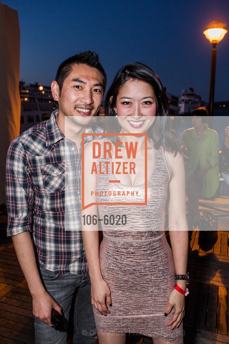 Ian Huang, Jessica Lee, 7x7 Travel Issue 2013 Launch at La Mar, US, April 22nd, 2013, Photo #106-6020 Ian Huang, Jessica Lee, Photo #106-6020