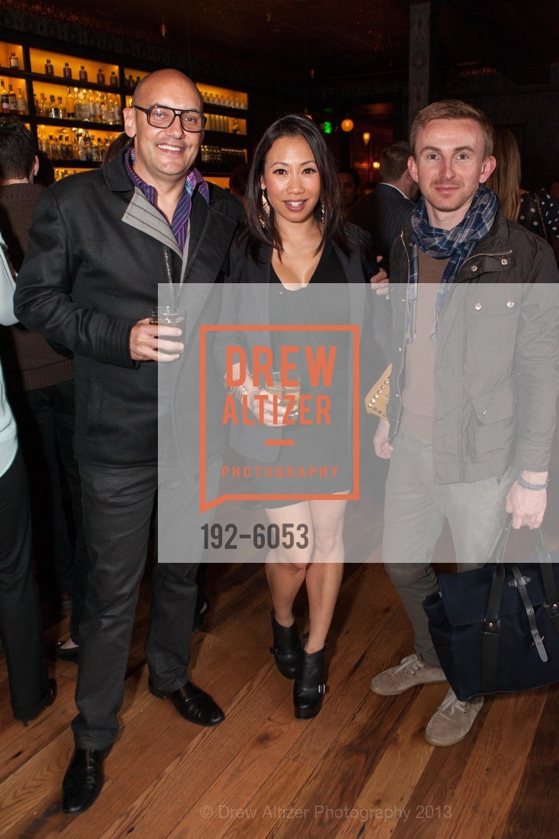 Jeremy Paz, Andrea Young, Konrad Janus, 7x7 Spring 2013 Nightlife Guide Reception, US, March 25th, 2013, Photo #192-6053 Jeremy Paz, Andrea Young, Konrad Janus, Photo #192-6053