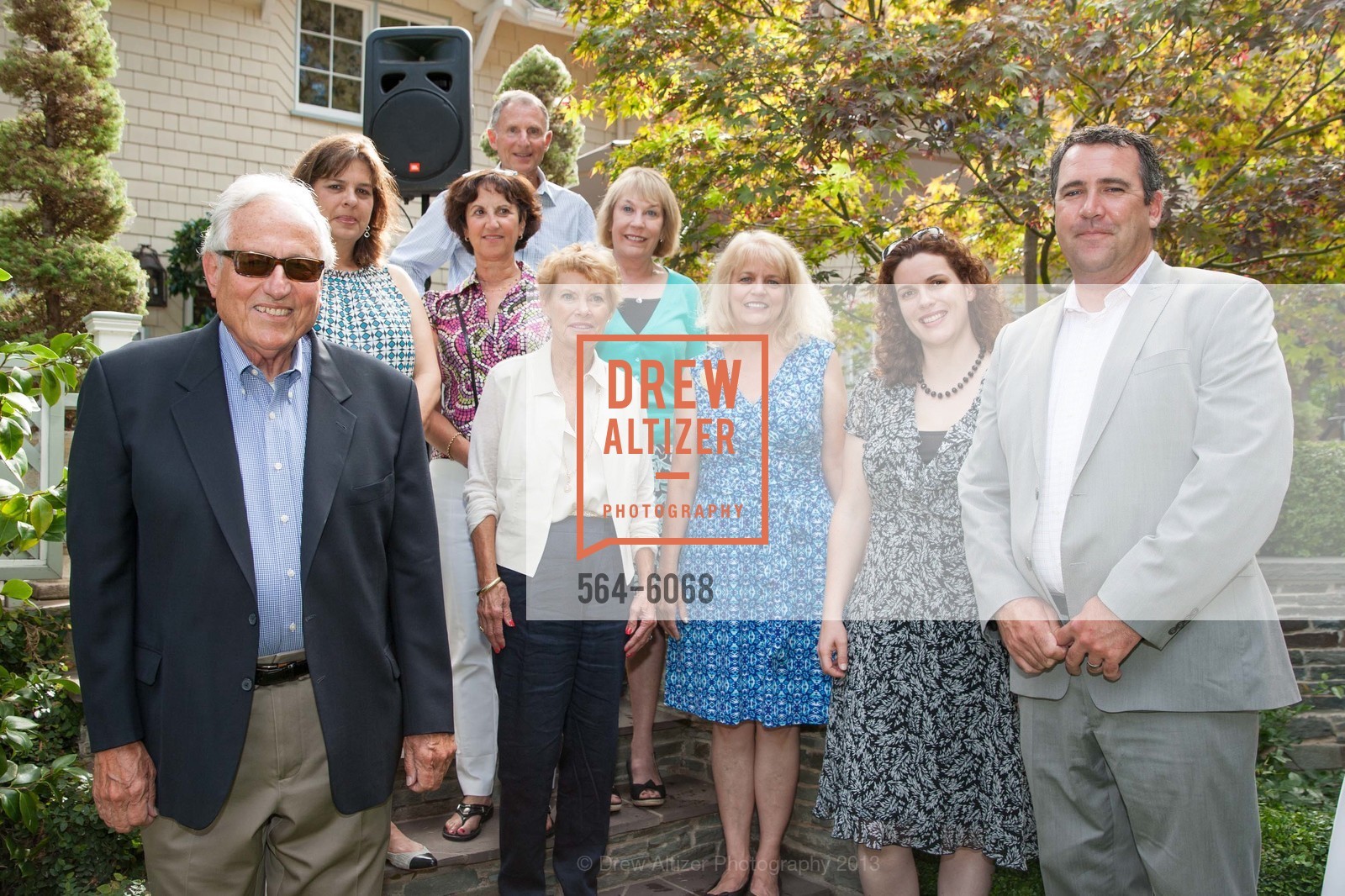 Harvey Kaplan, Sarah Delaney Rosenthal, Martin Herband, Gail Almeida-Hage, Barbara Chrisman, Pat Maljanich, Ann Stein, Kathleen Kane, Craig Crawford, CASA of San Mateo County Auxiliary's Annual Hillsborough Garden Party, US, August 25th, 2013, Photo #564-6068 Harvey Kaplan, Sarah Delaney Rosenthal, Martin Herband, Gail Almeida-Hage, Barbara Chrisman, Pat Maljanich, Ann Stein, Kathleen Kane, Craig Crawford, Photo #564-6068