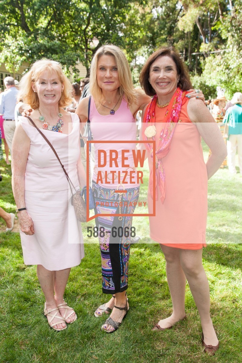 Beth Izmirian, Gwinned Vitello, Judy Stephenson, CASA of San Mateo County Auxiliary's Annual Hillsborough Garden Party, US, August 25th, 2013, Photo #588-6068 Beth Izmirian, Gwinned Vitello, Judy Stephenson, Photo #588-6068