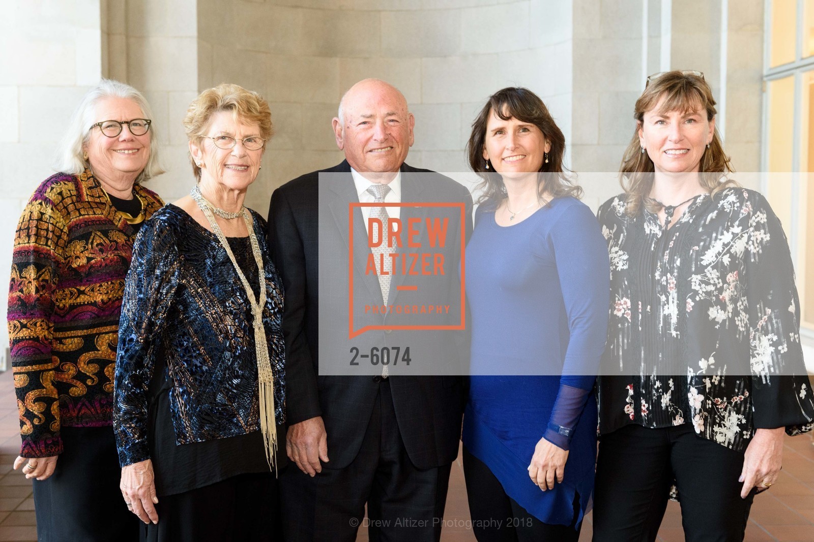Anne Reiniger, Barbara Gleichenhaus, Pete Gleichenhaus, Risa Gleichenhaus, Wendy Gleichenhaus Veneris, JCRC Behind the Scenes 2018, San Francisco War Memorial Veterans Building. 401 Van Ness Avenue, February 27th, 2018, Photo #2-6074 Anne Reiniger, Barbara Gleichenhaus, Pete Gleichenhaus, Risa Gleichenhaus, Wendy Gleichenhaus Veneris, Photo #2-6074