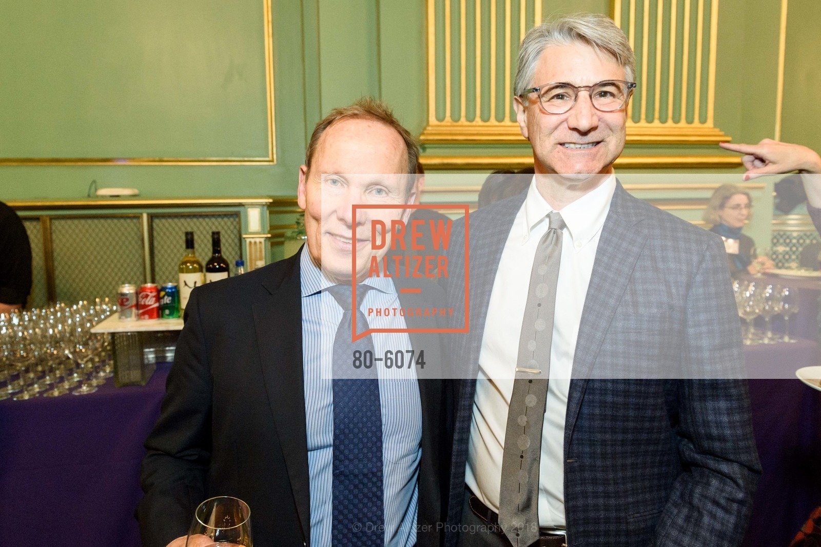 Bill Pomeranz, Ted Storey, JCRC Behind the Scenes 2018, San Francisco War Memorial Veterans Building. 401 Van Ness Avenue, February 27th, 2018, Photo #80-6074 Bill Pomeranz, Ted Storey, Photo #80-6074