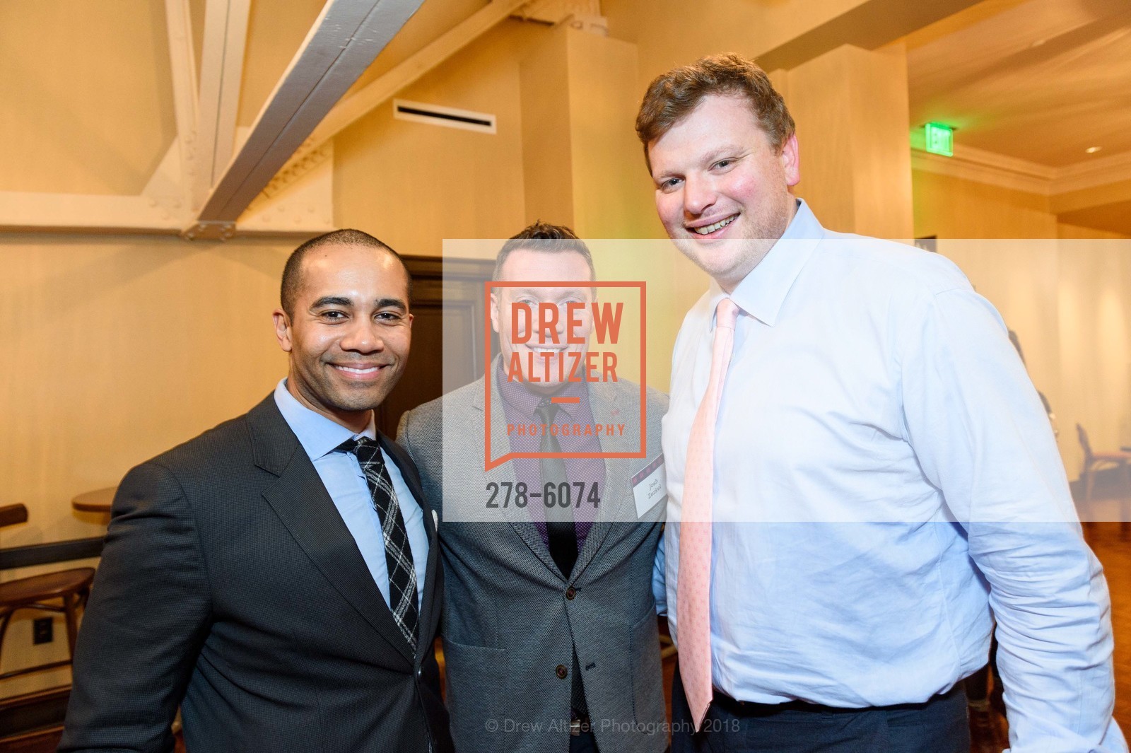 Ken Gwynn, Josh Zerkel, Josh Reynolds, JCRC Behind the Scenes 2018, San Francisco War Memorial Veterans Building. 401 Van Ness Avenue, February 27th, 2018, Photo #278-6074 Ken Gwynn, Josh Zerkel, Josh Reynolds, Photo #278-6074