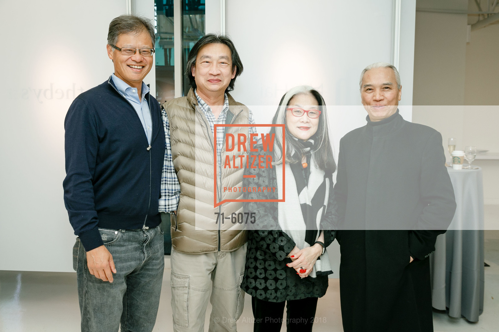 Jerry Yang, Joseph Chang, Meeseen Loong, Liu Gan, Sotheby's Preview of the Chew Family Collection of Chinese Paintings at NanHai Art, NanHai Art. 510 Broadway, February 27th, 2018, Photo #71-6075 Jerry Yang, Joseph Chang, Meeseen Loong, Liu Gan, Photo #71-6075