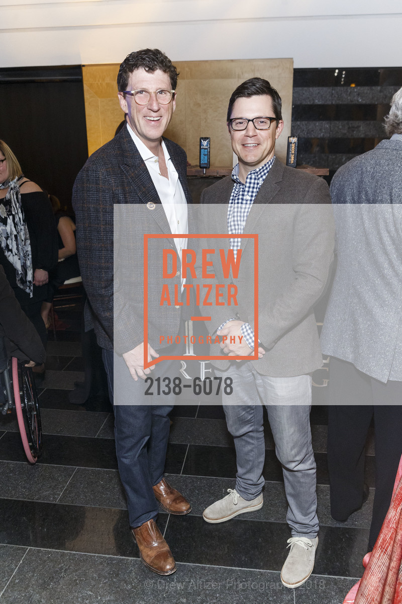 Michael Mauze, Jake Hale, Challenged Athletes Foundation Inaugural Celebration of Heart Benefit 2018, SFMOMA. 151 Third Street, February 27th, 2018, Photo #2138-6078 Michael Mauze, Jake Hale, Photo #2138-6078