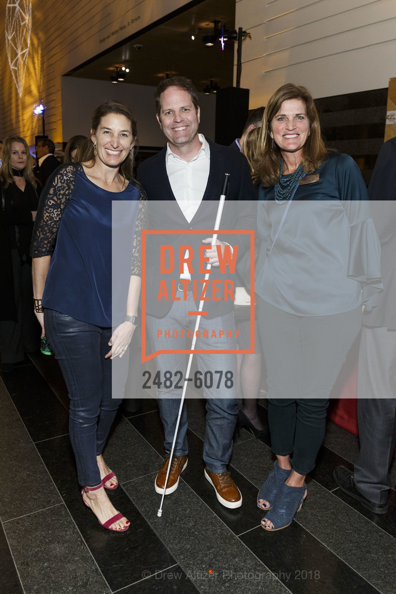 Laura Wolf Stein, Colin Johnson, Nancy Reynolds, Challenged Athletes Foundation Inaugural Celebration of Heart Benefit 2018, SFMOMA. 151 Third Street, February 27th, 2018, Photo #2482-6078 Laura Wolf Stein, Colin Johnson, Nancy Reynolds, Photo #2482-6078