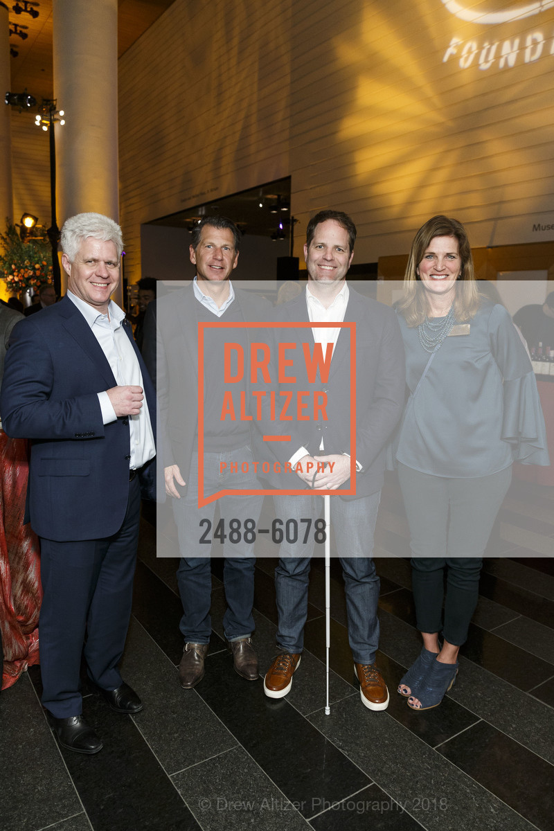 John Walsh, Chad Jerdee, Colin Johnson, Nancy Reynolds, Challenged Athletes Foundation Inaugural Celebration of Heart Benefit 2018, SFMOMA. 151 Third Street, February 27th, 2018,Drew Altizer, Drew Altizer Photography, full-service agency, private events, San Francisco photographer, photographer california
