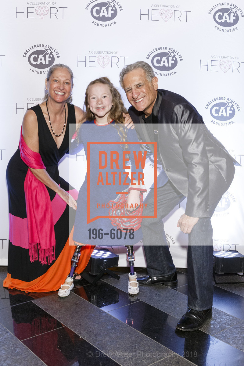 Heidi Janzen, Lily Biagini, Bob Babbitt, Challenged Athletes Foundation Inaugural Celebration of Heart Benefit 2018, SFMOMA. 151 Third Street, February 27th, 2018