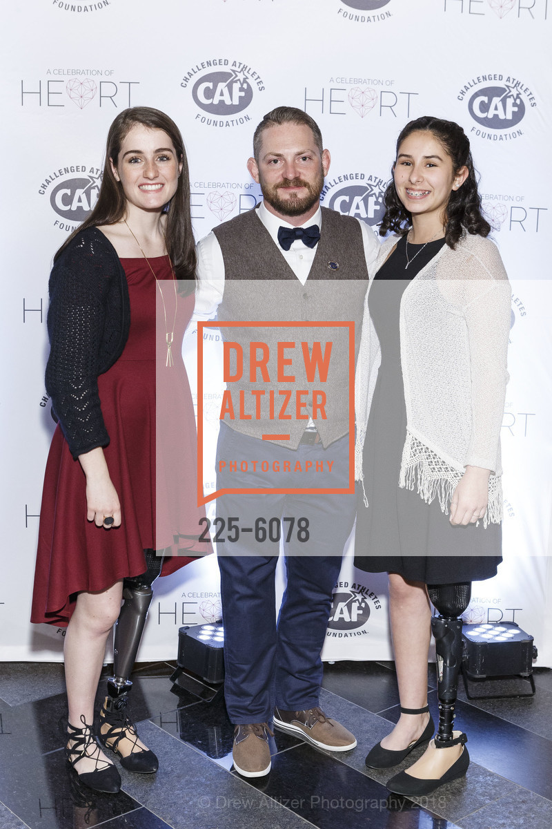 Breezy Bochenek, Travis Ricks, Alex Henry, Challenged Athletes Foundation Inaugural Celebration of Heart Benefit 2018, SFMOMA. 151 Third Street, February 27th, 2018