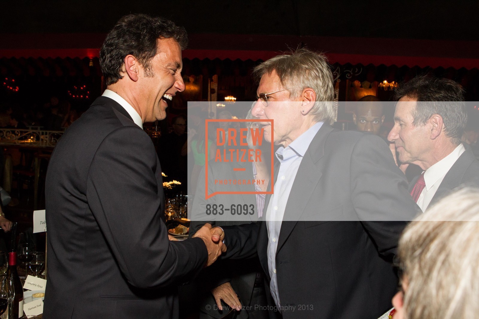 Clive Owen, Harrison Ford, San Francisco International Film Festival FILM SOCIETY AWARDS NIGHT, US, May 7th, 2013, Photo #883-6093 Clive Owen, Harrison Ford, Photo #883-6093
