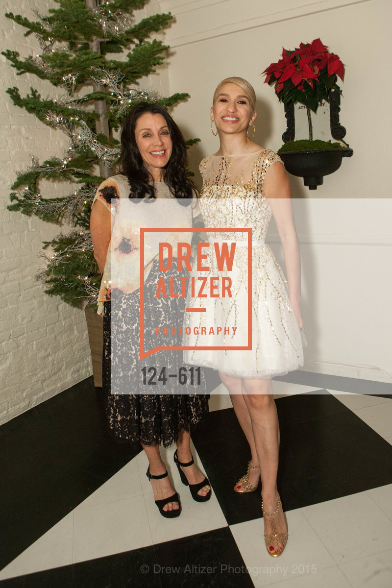 Deborah Taylor, Navid Armstrong, San Francisco Ballet Auxiliary's Gala Launch party hosted by La Perla., VILLA TAVERA. 27 HOTALING PLACE, December 1st, 2015, Photo #124-611 Deborah Taylor, Navid Armstrong, Photo #124-611