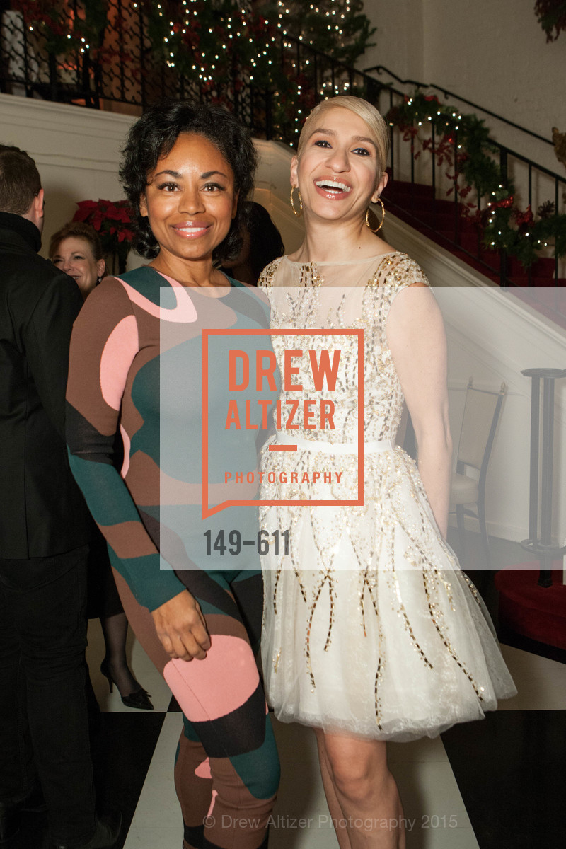 Tanya Powell, Navid Armstrong, San Francisco Ballet Auxiliary's Gala Launch party hosted by La Perla., VILLA TAVERA. 27 HOTALING PLACE, December 1st, 2015, Photo #149-611 Tanya Powell, Navid Armstrong, Photo #149-611