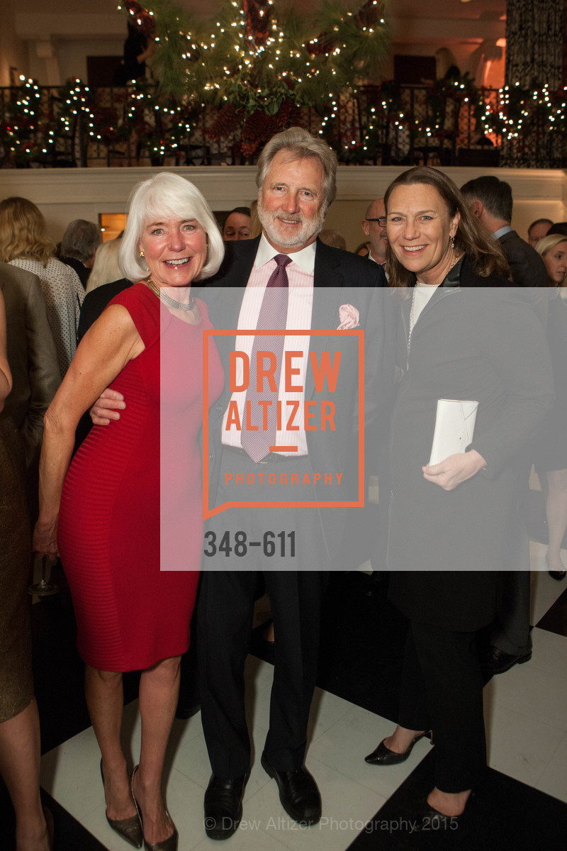 Kelli Burrill, Steve Burrill, Carla Whytmar, San Francisco Ballet Auxiliary's Gala Launch party hosted by La Perla., VILLA TAVERA. 27 HOTALING PLACE, December 1st, 2015,Drew Altizer, Drew Altizer Photography, full-service agency, private events, San Francisco photographer, photographer california