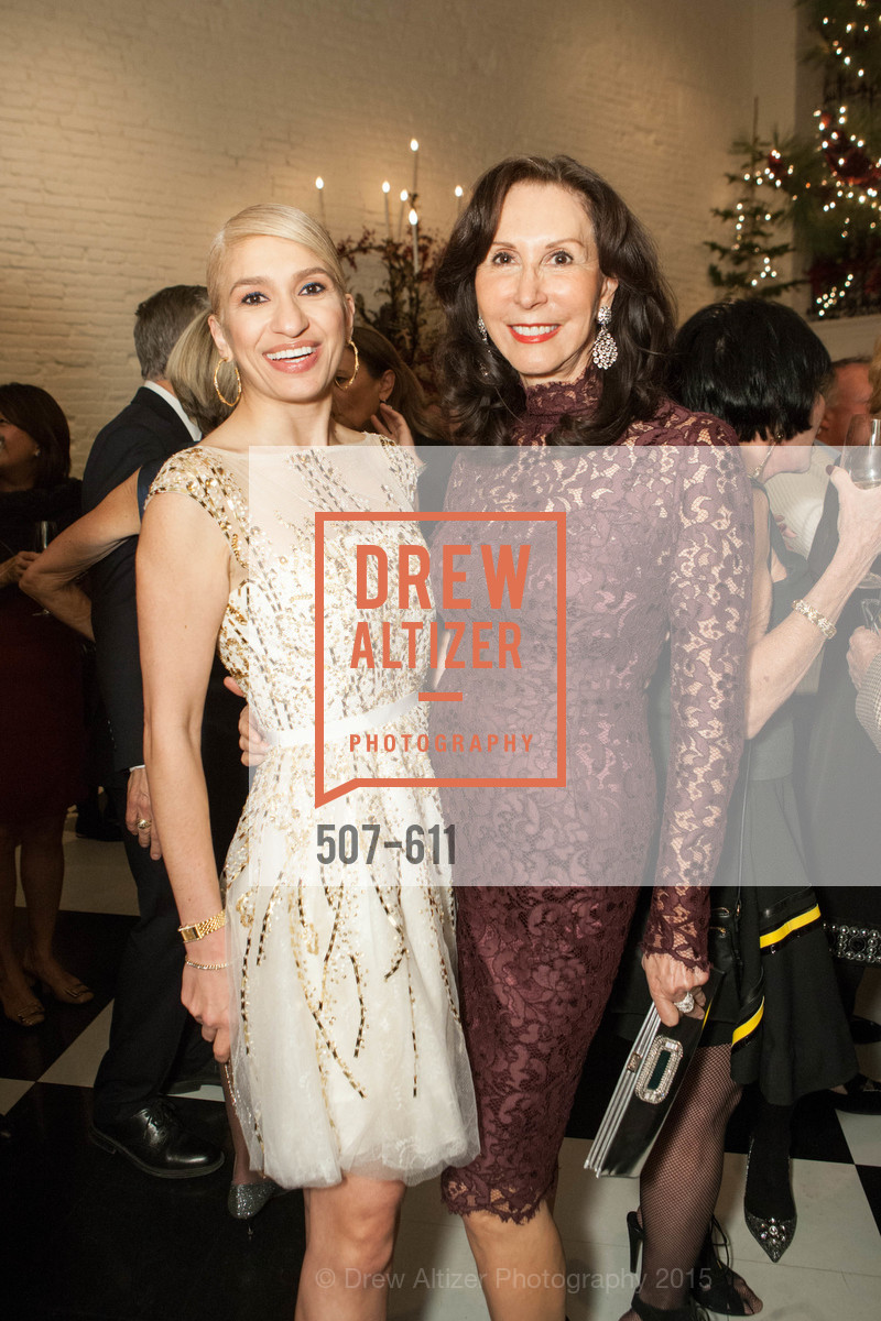 Navid Armstrong, Carolyn Chandler, San Francisco Ballet Auxiliary's Gala Launch party hosted by La Perla., VILLA TAVERA. 27 HOTALING PLACE, December 1st, 2015, Photo #507-611 Navid Armstrong, Carolyn Chandler, Photo #507-611