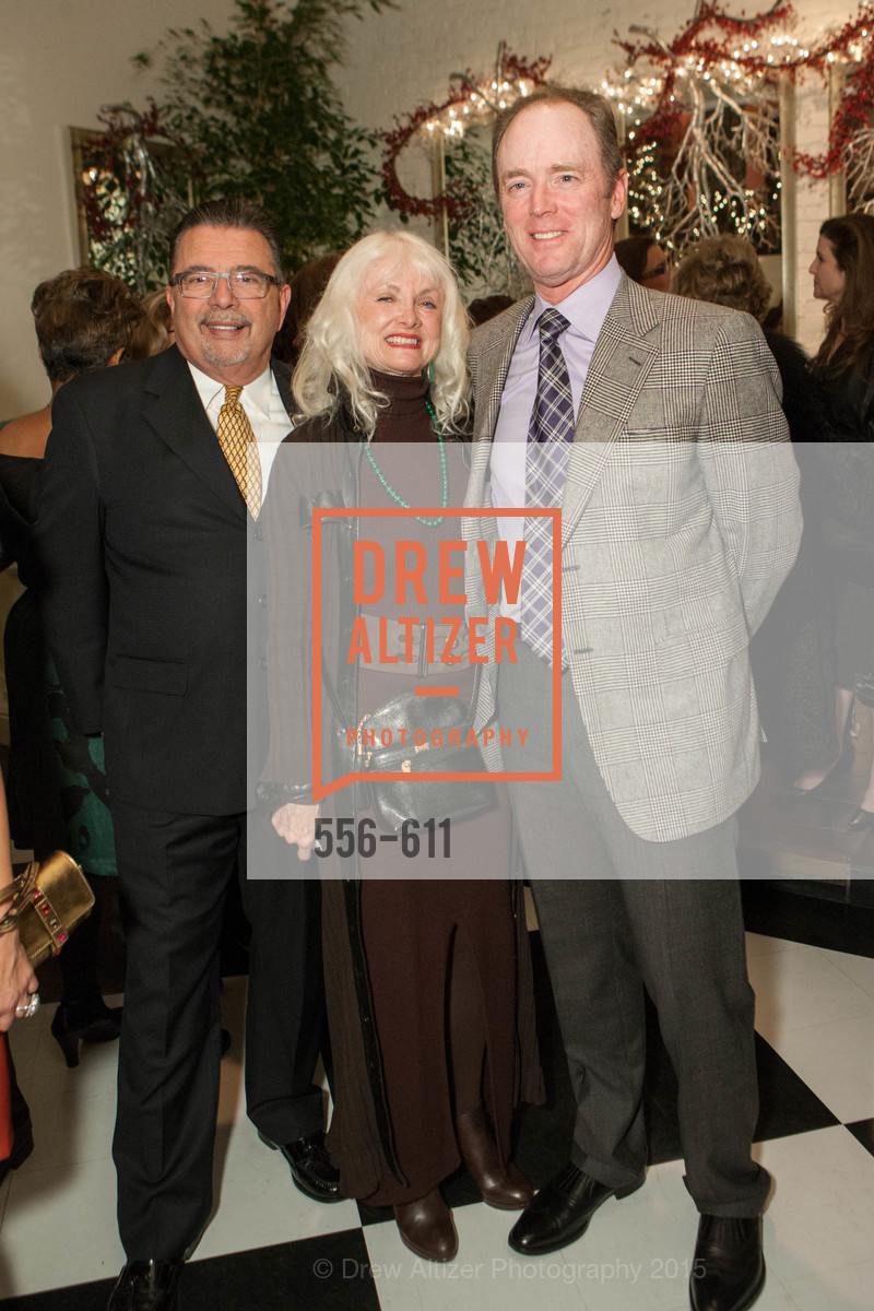 Frank Espina, Andi Valo Espina, Terry Hazlewood, San Francisco Ballet Auxiliary's Gala Launch party hosted by La Perla., VILLA TAVERA. 27 HOTALING PLACE, December 1st, 2015,Drew Altizer, Drew Altizer Photography, full-service agency, private events, San Francisco photographer, photographer california