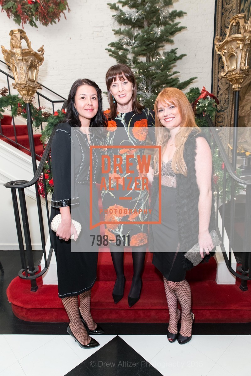 Phoebe Mireles, Allison Speer, Lynn Yeager, San Francisco Ballet Auxiliary's Gala Launch party hosted by La Perla., VILLA TAVERA. 27 HOTALING PLACE, December 1st, 2015, Photo #798-611 Phoebe Mireles, Allison Speer, Lynn Yeager, Photo #798-611
