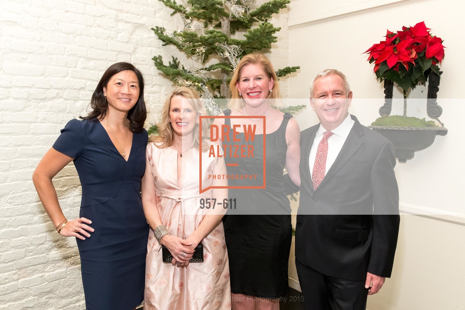 Christine Leong Connors, Marie Hurabiell, Jennifer Brandenburg, Glenn McCoy, San Francisco Ballet Auxiliary's Gala Launch party hosted by La Perla., VILLA TAVERA. 27 HOTALING PLACE, December 1st, 2015,Drew Altizer, Drew Altizer Photography, full-service agency, private events, San Francisco photographer, photographer california