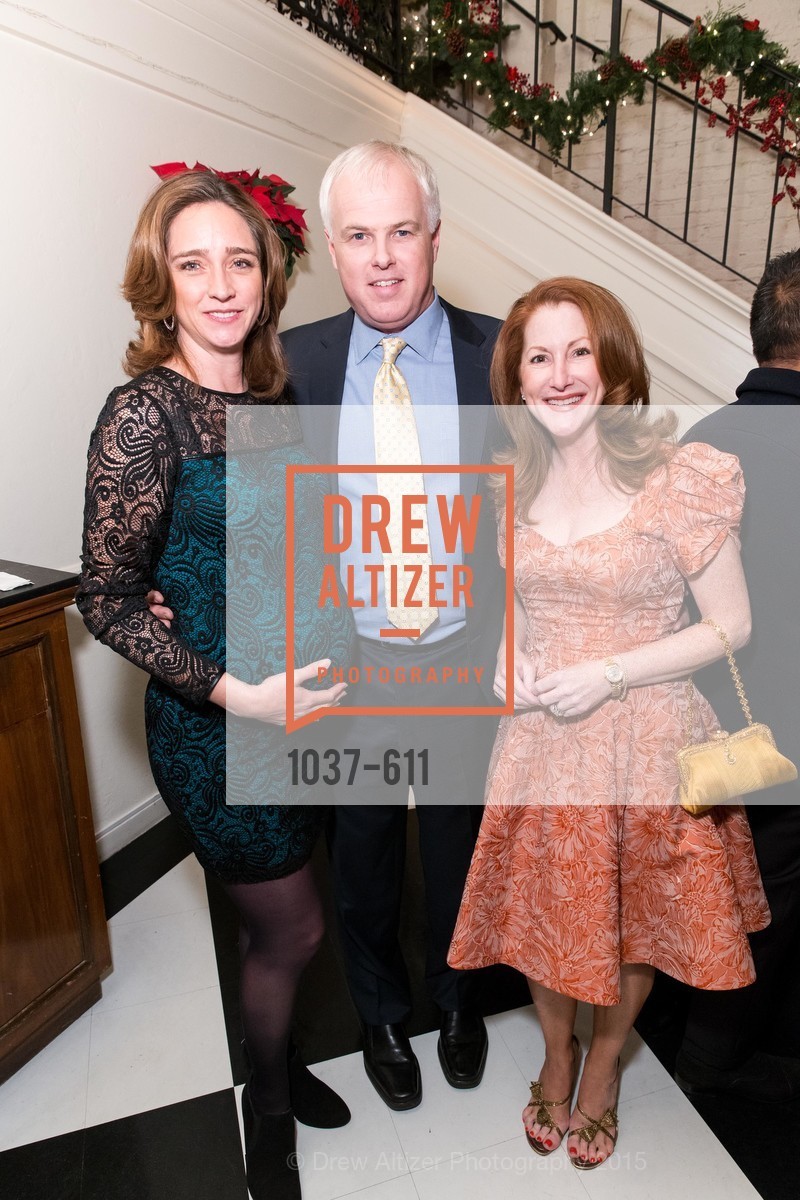 Monika Moscoso, Stan Riddle, Ave Seltsam, San Francisco Ballet Auxiliary's Gala Launch party hosted by La Perla., VILLA TAVERA. 27 HOTALING PLACE, December 1st, 2015, Photo #1037-611 Monika Moscoso, Stan Riddle, Ave Seltsam, Photo #1037-611