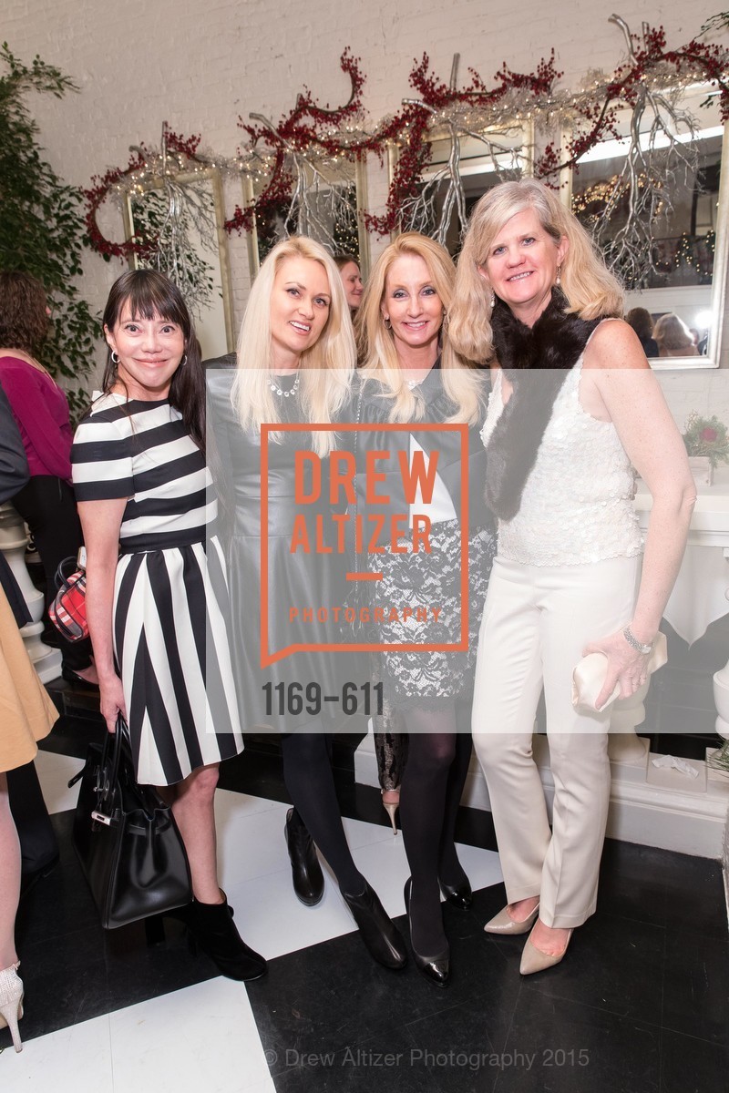 France Szeto, Maria Ralph, Jeannie Harris, Meg Ruxton, San Francisco Ballet Auxiliary's Gala Launch party hosted by La Perla., VILLA TAVERA. 27 HOTALING PLACE, December 1st, 2015,Drew Altizer, Drew Altizer Photography, full-service agency, private events, San Francisco photographer, photographer california