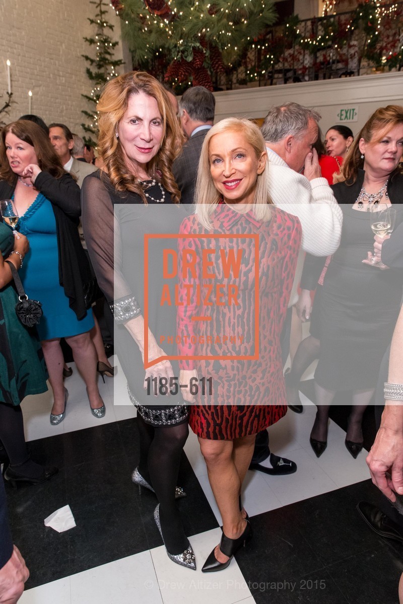 Patricia Ferrin Loucks, Shelley Gordon, San Francisco Ballet Auxiliary's Gala Launch party hosted by La Perla., VILLA TAVERA. 27 HOTALING PLACE, December 1st, 2015, Photo #1185-611 Patricia Ferrin Loucks, Shelley Gordon, Photo #1185-611
