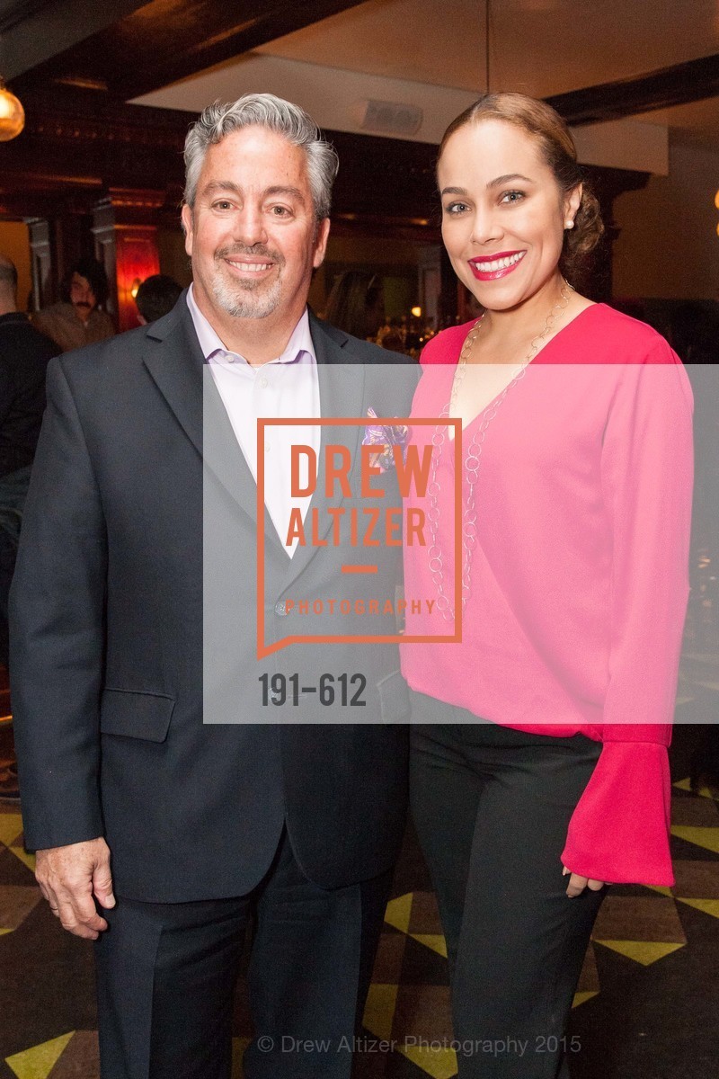 Paul Reulbach, Marisa Rodriguez, San Francisco Magazine Power Issue, Cafe du Nord. 2174 Market St, December 1st, 2015, Photo #191-612 Paul Reulbach, Marisa Rodriguez, Photo #191-612