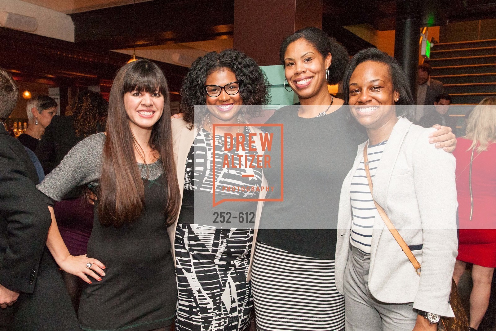 Laura Gomez, Tiffany Andrews, Erica Baker, Tiffani Bell, San Francisco Magazine Power Issue, Cafe du Nord. 2174 Market St, December 1st, 2015, Photo #252-612 Laura Gomez, Tiffany Andrews, Erica Baker, Tiffani Bell, Photo #252-612