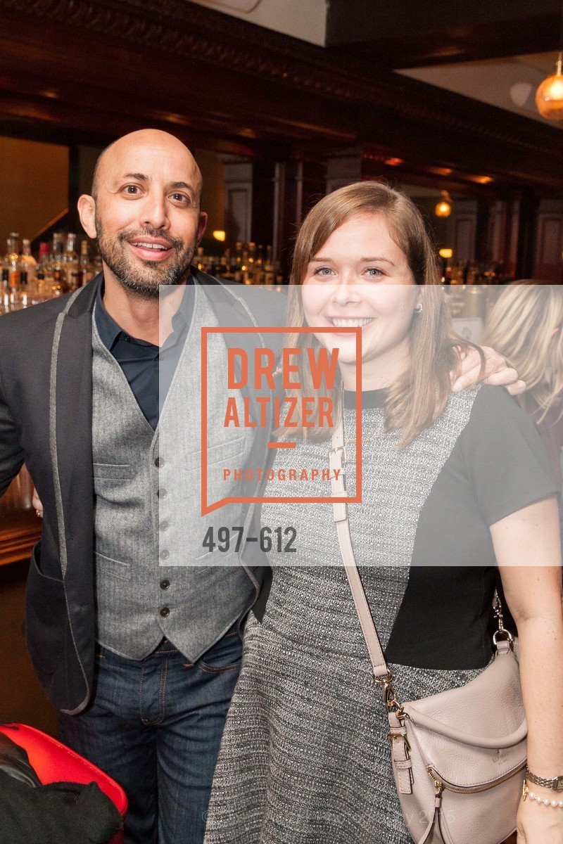 Ron Escobar, Elise Craig, San Francisco Magazine Power Issue, Cafe du Nord. 2174 Market St, December 1st, 2015, Photo #497-612 Ron Escobar, Elise Craig, Photo #497-612