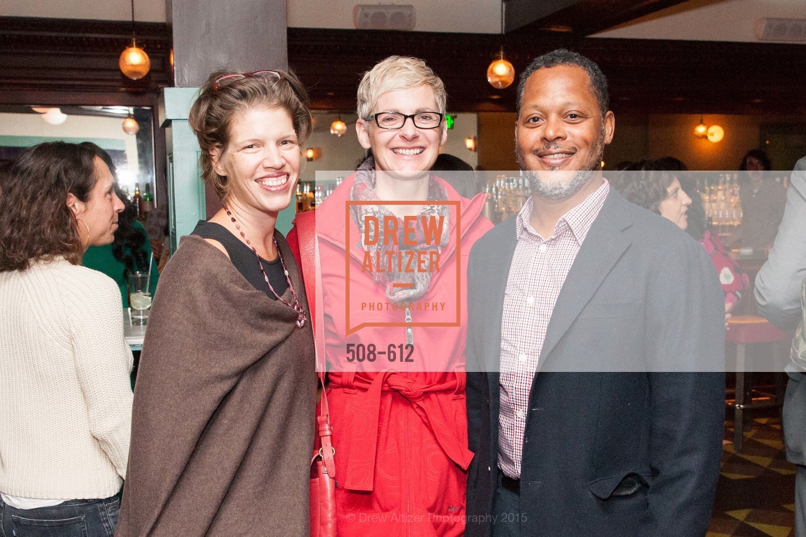 Kate Sofis, Maureen Futtner, Juan Doubrechat, San Francisco Magazine Power Issue, Cafe du Nord. 2174 Market St, December 1st, 2015, Photo #508-612 Kate Sofis, Maureen Futtner, Juan Doubrechat, Photo #508-612