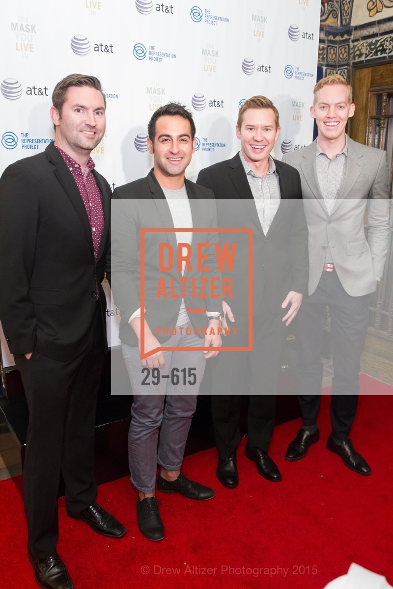 James Cambers, Jacob Cross, Brent Tippen, Eric Barth, Jennifer Siebel Newsom's Castro Screening The Mask You Live In, Castro Theatre. 429 Castro Street, December 2nd, 2015,Drew Altizer, Drew Altizer Photography, full-service agency, private events, San Francisco photographer, photographer california