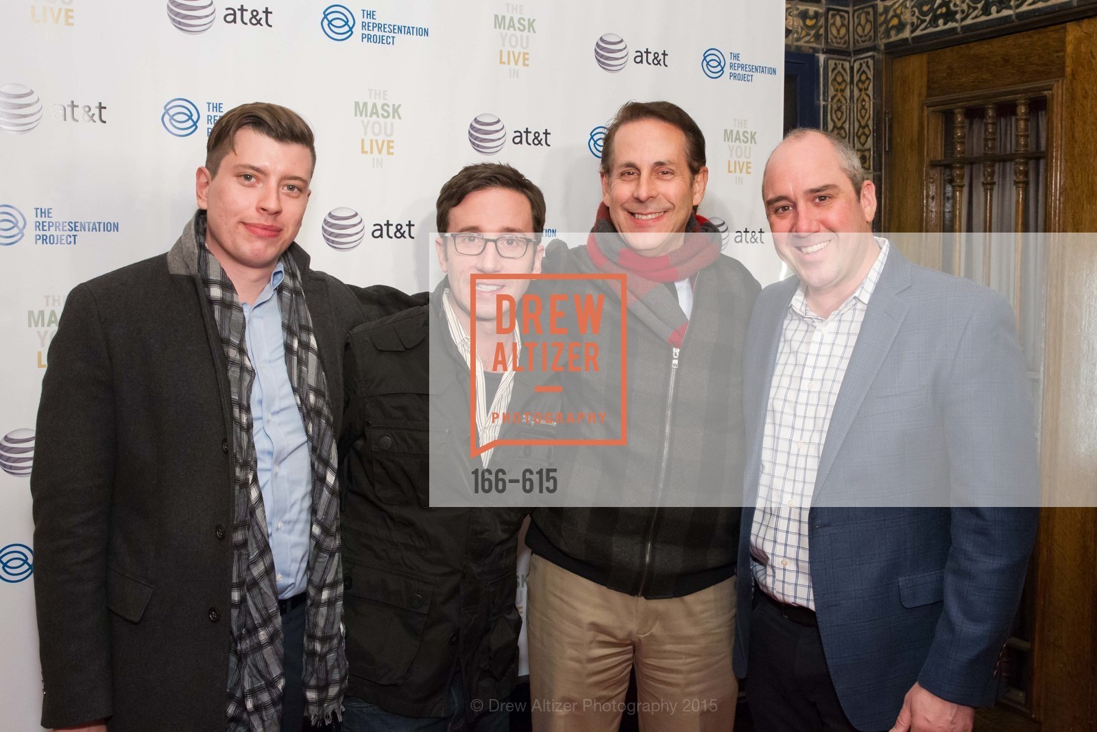 Brad Bravstein, Kyle McMullen, Howard Edelman, Gil Padia, Jennifer Siebel Newsom's Castro Screening The Mask You Live In, Castro Theatre. 429 Castro Street, December 2nd, 2015,Drew Altizer, Drew Altizer Photography, full-service agency, private events, San Francisco photographer, photographer california