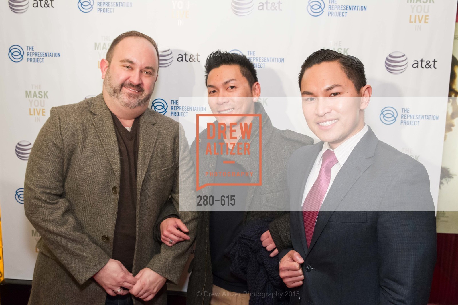 Aaron Leafer, Mel Young, Trevor Lin, Jennifer Siebel Newsom's Castro Screening The Mask You Live In, Castro Theatre. 429 Castro Street, December 2nd, 2015,Drew Altizer, Drew Altizer Photography, full-service agency, private events, San Francisco photographer, photographer california