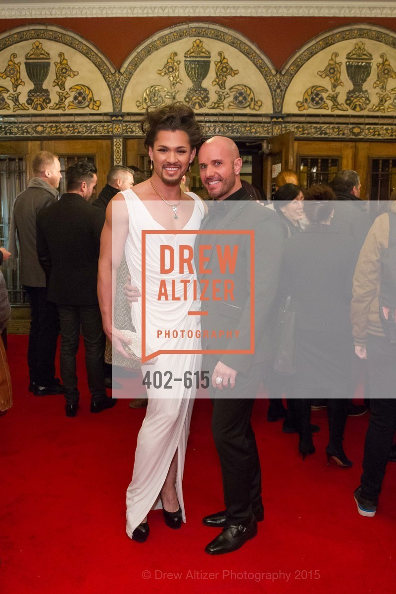 Kenshi Westover, Zachary Gordin, Jennifer Siebel Newsom's Castro Screening The Mask You Live In, Castro Theatre. 429 Castro Street, December 2nd, 2015, Photo #402-615 Kenshi Westover, Zachary Gordin, Photo #402-615