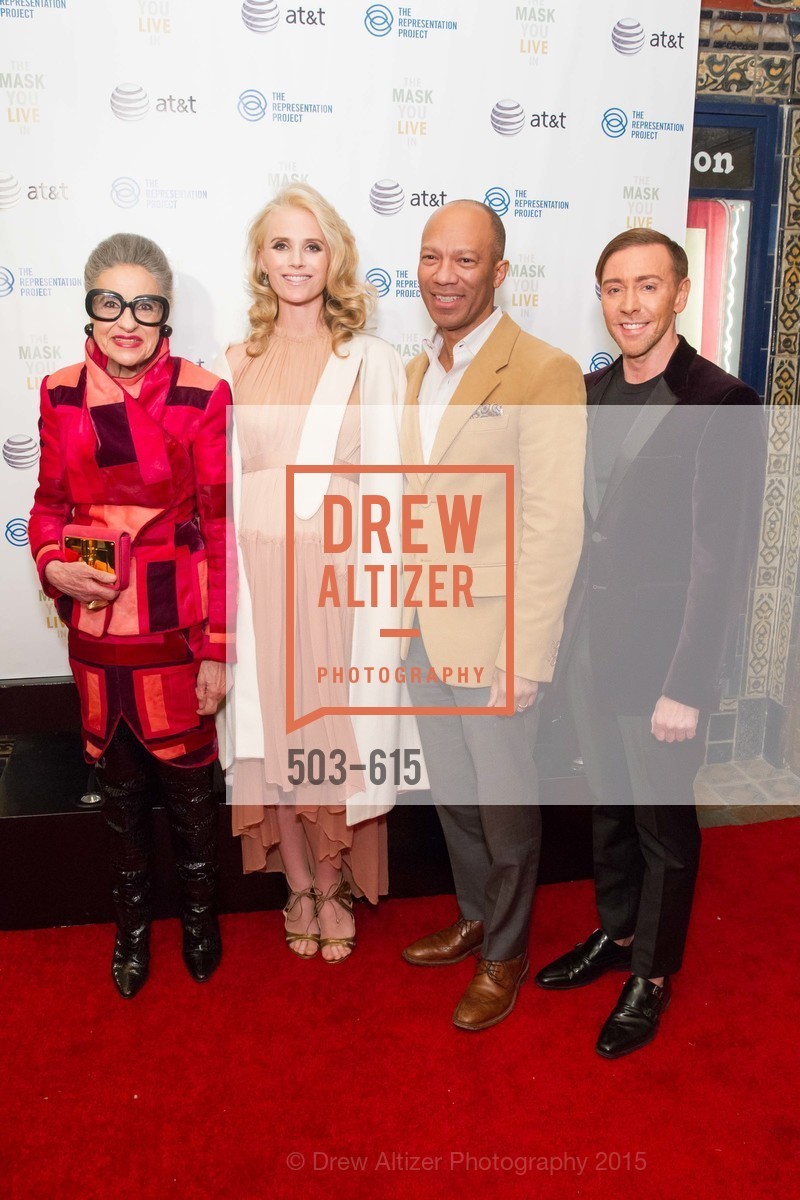 Joy Venturini Bianchi, Jennifer Siebel Newsom, Ken McNeely, Mark Rhoades, Jennifer Siebel Newsom's Castro Screening The Mask You Live In, Castro Theatre. 429 Castro Street, December 2nd, 2015,Drew Altizer, Drew Altizer Photography, full-service agency, private events, San Francisco photographer, photographer california