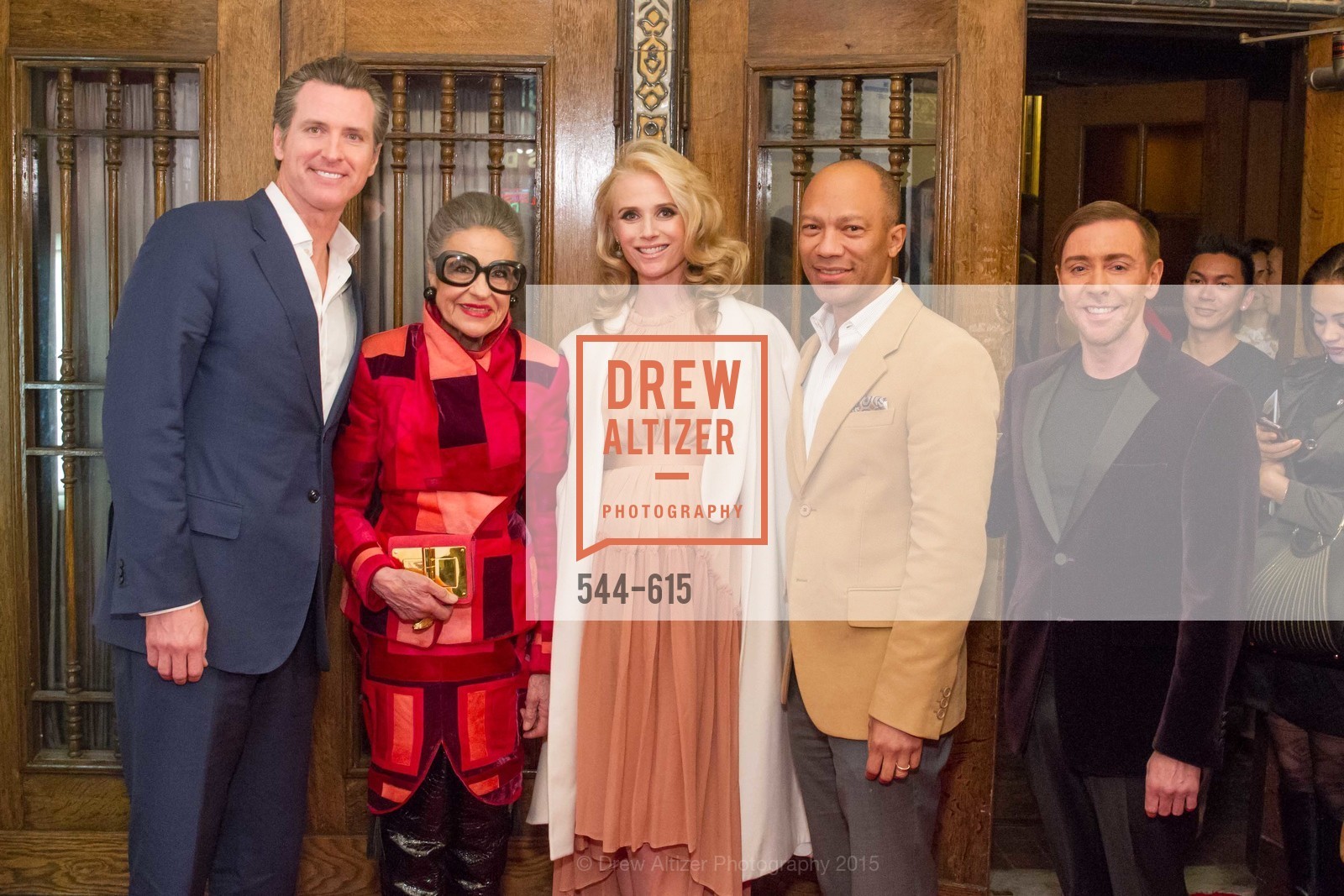 Gavin Newsom, Jennifer Siebel Newsom, Joy Venturini Bianchi, Ken McNeely, Mark Rhoades, Photo #544-615