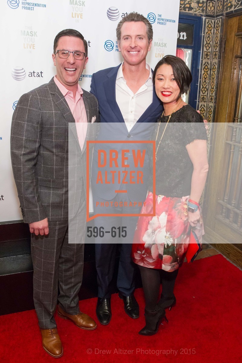 Antonio White, Gavin Newsom, Christina White, Jennifer Siebel Newsom's Castro Screening The Mask You Live In, Castro Theatre. 429 Castro Street, December 2nd, 2015,Drew Altizer, Drew Altizer Photography, full-service agency, private events, San Francisco photographer, photographer california