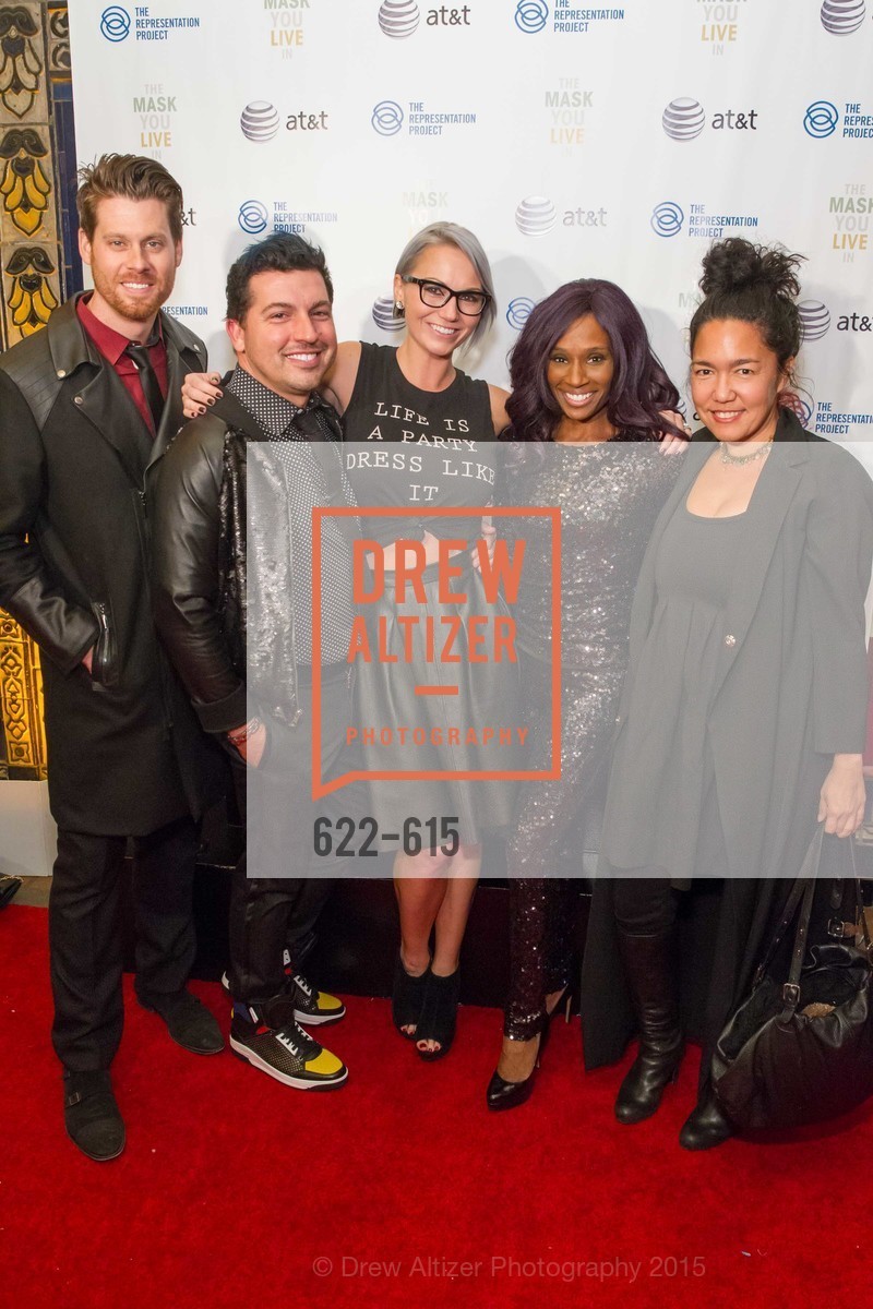 Nathan Johnson, Brie Johnson, Pernella Sommerville, Carrie Borza, Jennifer Siebel Newsom's Castro Screening The Mask You Live In, Castro Theatre. 429 Castro Street, December 2nd, 2015,Drew Altizer, Drew Altizer Photography, full-service agency, private events, San Francisco photographer, photographer california