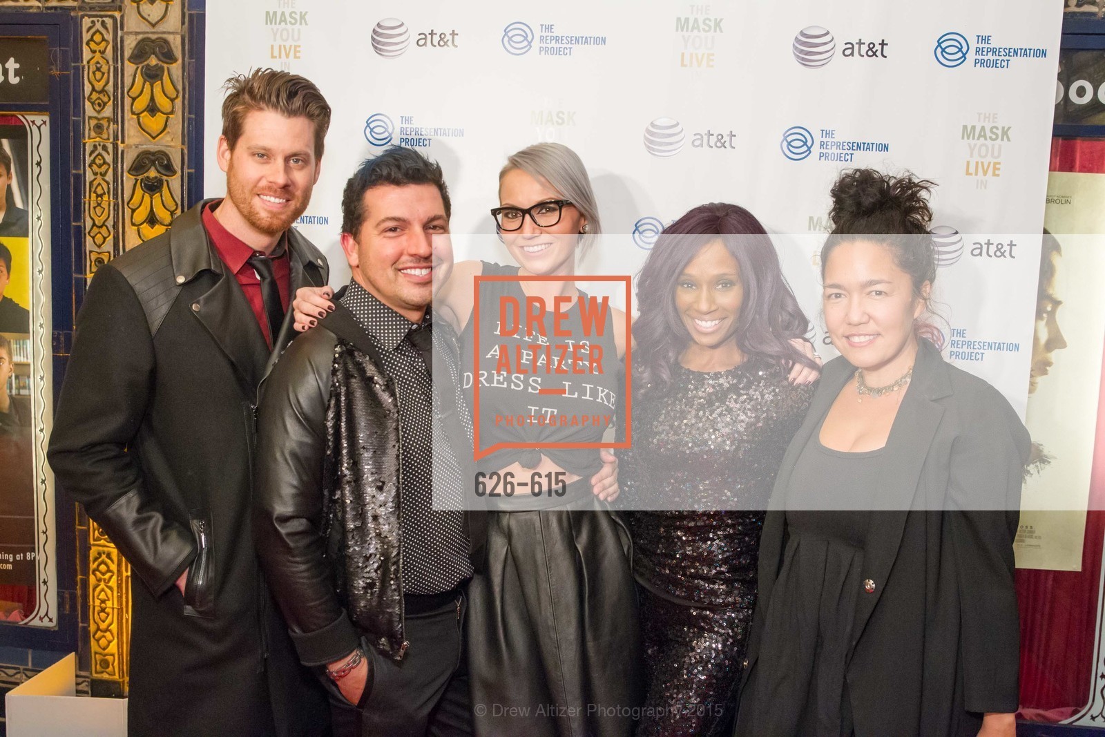 Nathan Johnson, Brie Johnson, Pernella Sommerville, Carrie Borza, Jennifer Siebel Newsom's Castro Screening The Mask You Live In, Castro Theatre. 429 Castro Street, December 2nd, 2015,Drew Altizer, Drew Altizer Photography, full-service event agency, private events, San Francisco photographer, photographer California