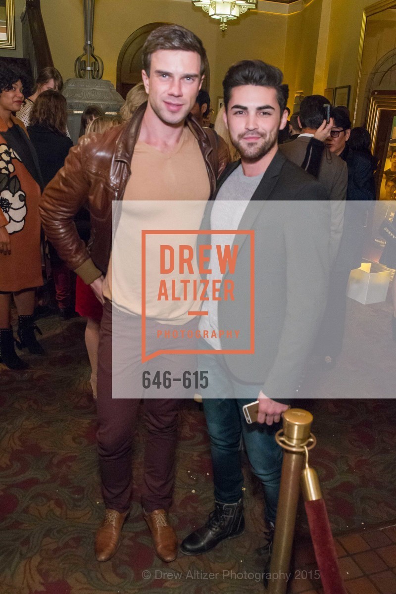 Anzor Makharadze, Cameron Baum, Jennifer Siebel Newsom's Castro Screening The Mask You Live In, Castro Theatre. 429 Castro Street, December 2nd, 2015, Photo #646-615 Anzor Makharadze, Cameron Baum, Photo #646-615
