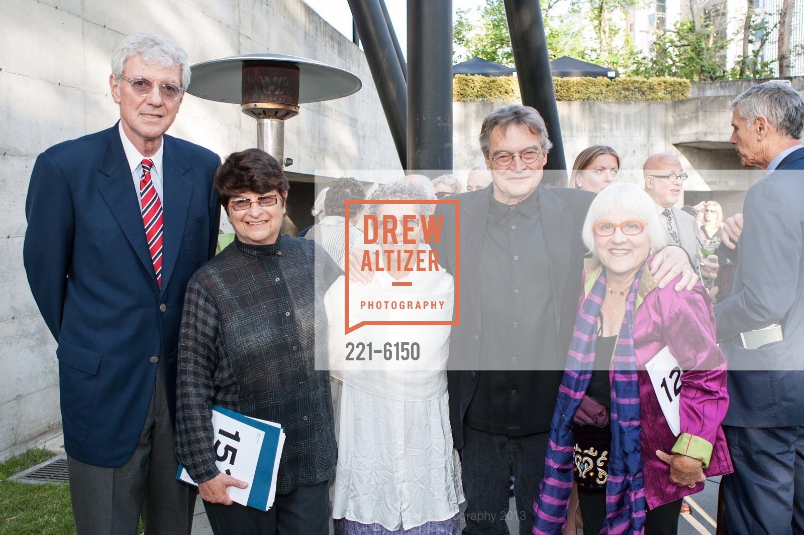 Charles Reilly, Penny Cooper, Rena Rosenwasser, Terry Allen, Mary Beebe, UC Berkeley Art Museum and Pacific Film Archive Gala 2013, US, May 7th, 2013, Photo #221-6150 Charles Reilly, Penny Cooper, Rena Rosenwasser, Terry Allen, Mary Beebe, Photo #221-6150