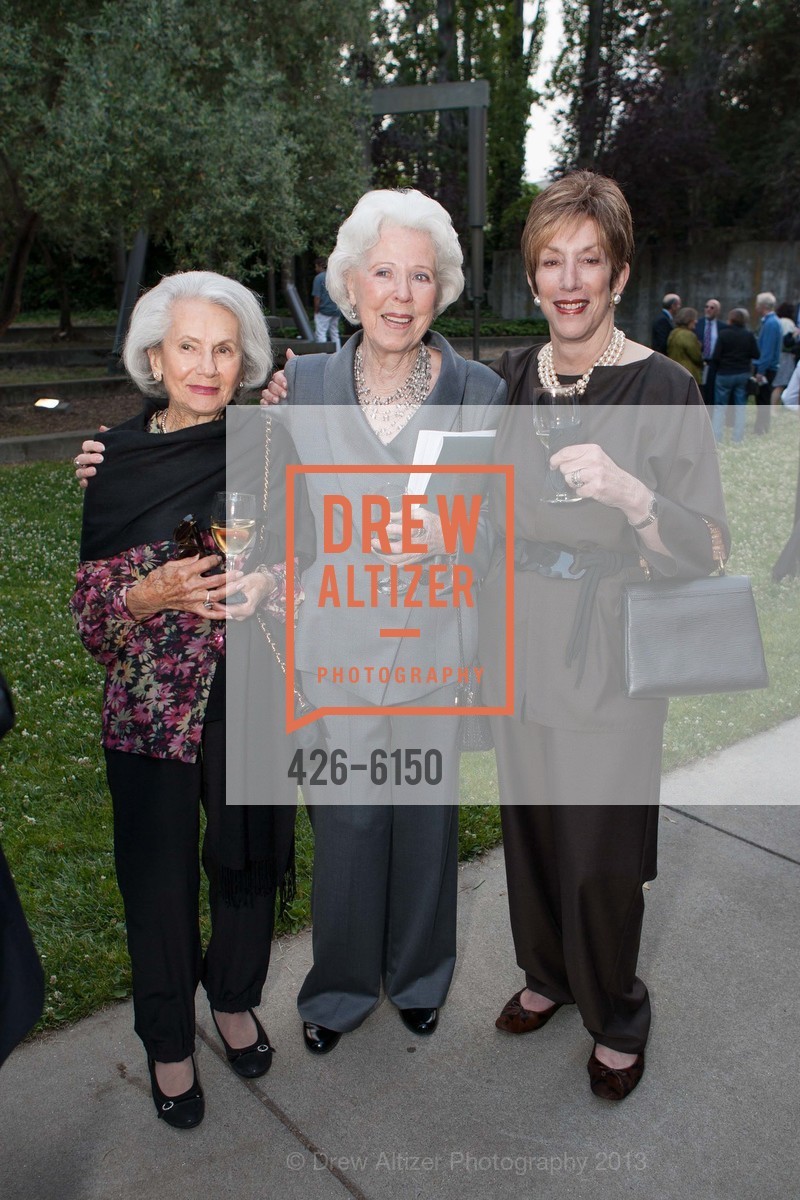Florence Helzel, Lois De Domenico, Diane Frankel, UC Berkeley Art Museum and Pacific Film Archive Gala 2013, US, May 7th, 2013, Photo #426-6150 Florence Helzel, Lois De Domenico, Diane Frankel, Photo #426-6150
