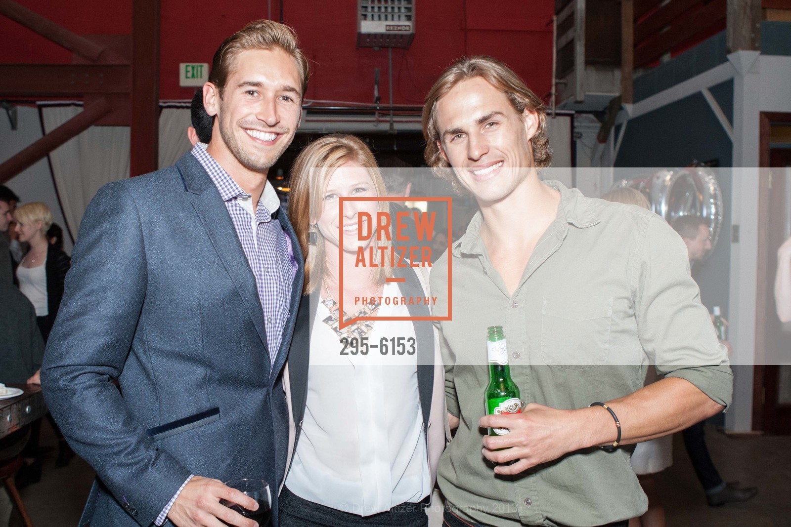 Landon Shore, Rachel Hamilton, Winston Black, JE MODEL 10 Year Anniversary Party, US, August 27th, 2013, Photo #295-6153 Landon Shore, Rachel Hamilton, Winston Black, Photo #295-6153