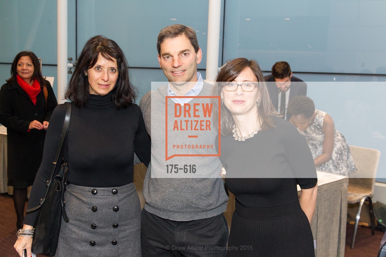Jennifer Moses, Ron Beller, Liz Gibbons, Tipping Point's 2015 Breakfast, St. Regis. 125 3rd St, December 3rd, 2015, Photo #175-616 Jennifer Moses, Ron Beller, Liz Gibbons, Photo #175-616