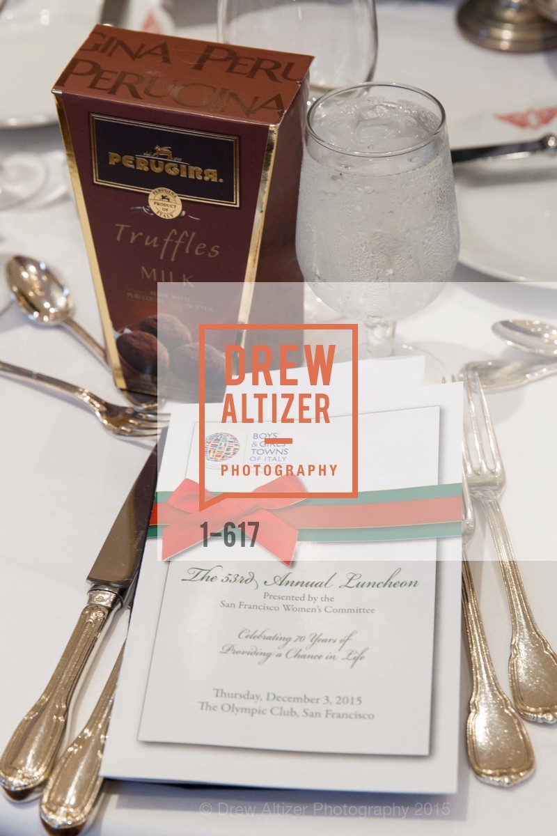 Atmosphere, Boy's & Girls' Towns of Italy Holiday Luncheon, The Olympic Club. 524 Post Street, December 3rd, 2015,Drew Altizer, Drew Altizer Photography, full-service agency, private events, San Francisco photographer, photographer california