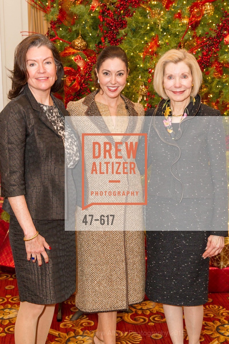 Elizabeth Birka-White, Marybeth Lamotte, Barbara Traisman, Boy's & Girls' Towns of Italy Holiday Luncheon, The Olympic Club. 524 Post Street, December 3rd, 2015, Photo #47-617 Elizabeth Birka-White, Marybeth Lamotte, Barbara Traisman, Photo #47-617