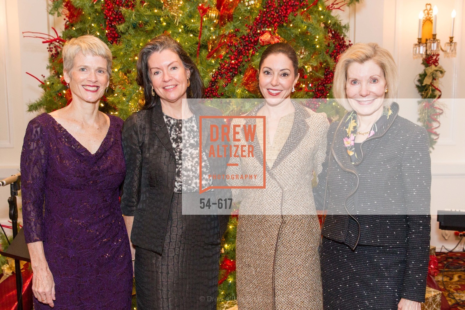 Lauren Ross, Elizabeth Birka-White, Marybeth Lamotte, Barbara Traisman, Boy's & Girls' Towns of Italy Holiday Luncheon, The Olympic Club. 524 Post Street, December 3rd, 2015,Drew Altizer, Drew Altizer Photography, full-service agency, private events, San Francisco photographer, photographer california