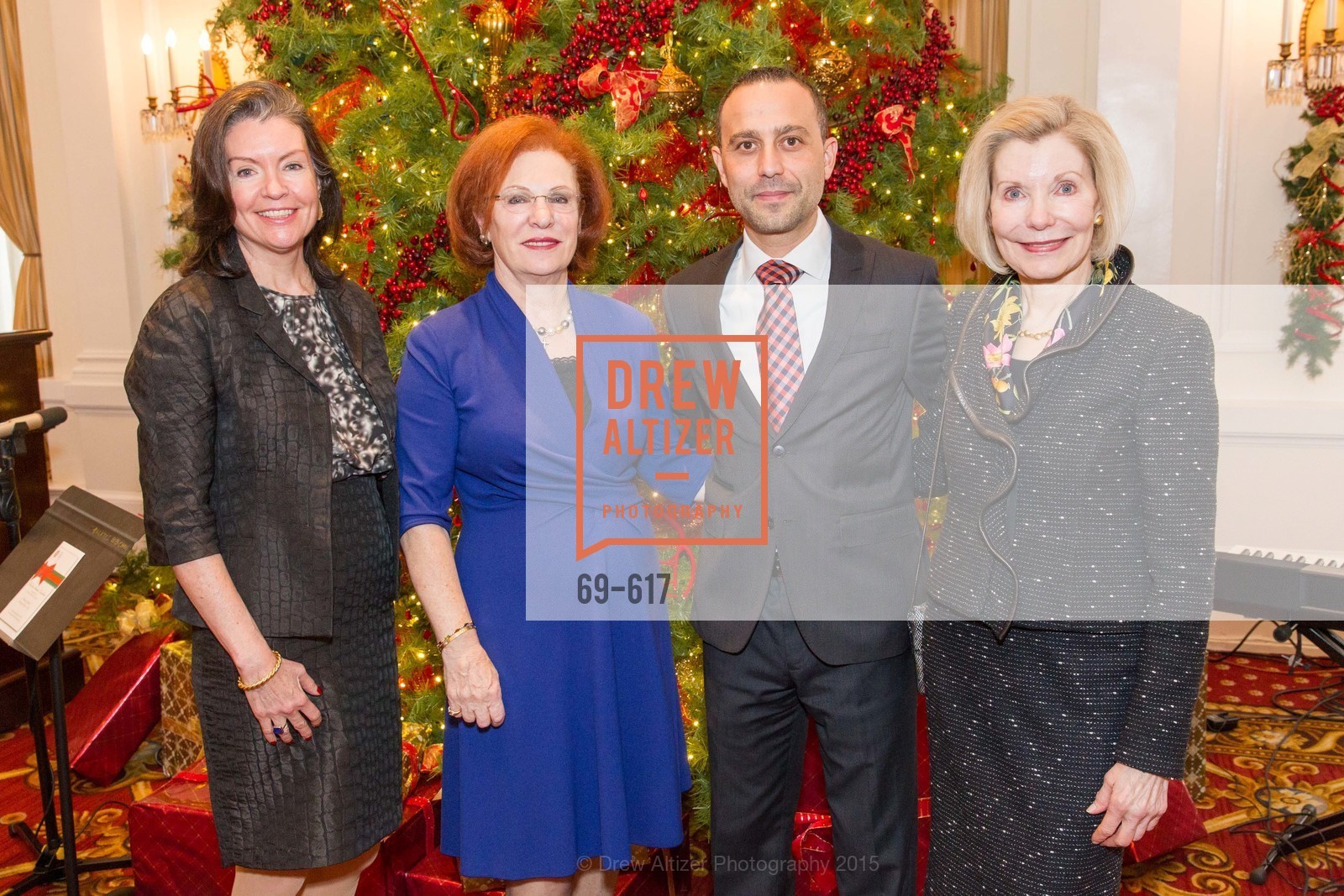 Elizabeth Birka-White, Romana Bracco, Gabriele Delmonaco, Barbara Traisman, Boy's & Girls' Towns of Italy Holiday Luncheon, The Olympic Club. 524 Post Street, December 3rd, 2015,Drew Altizer, Drew Altizer Photography, full-service agency, private events, San Francisco photographer, photographer california